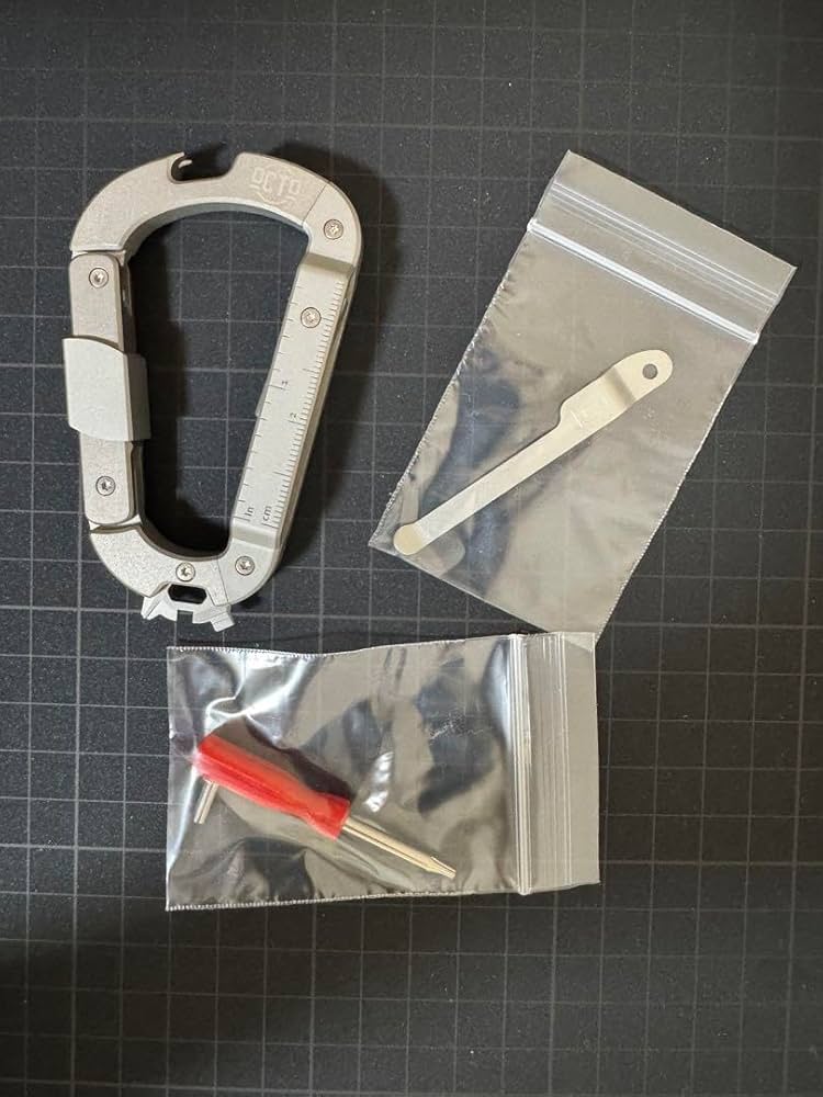 Ti2 Design カラビナ　EDC ツール TI EDC WRENCH 2.0｜チタン製8-in-1マルチツールの究極進化